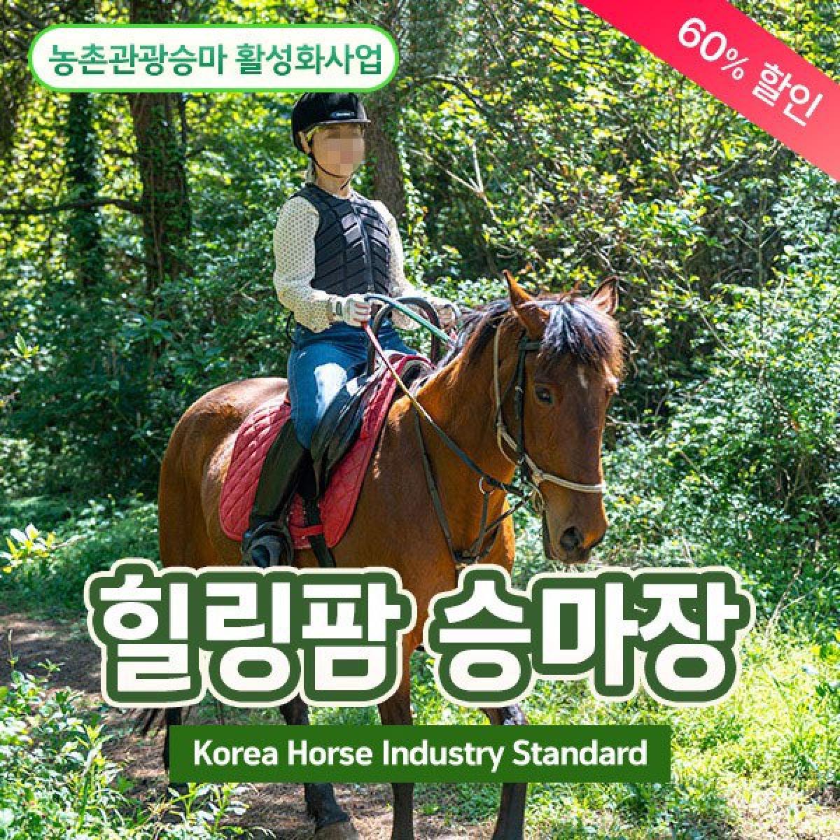 [농촌관광승마] 힐링팜 승마장