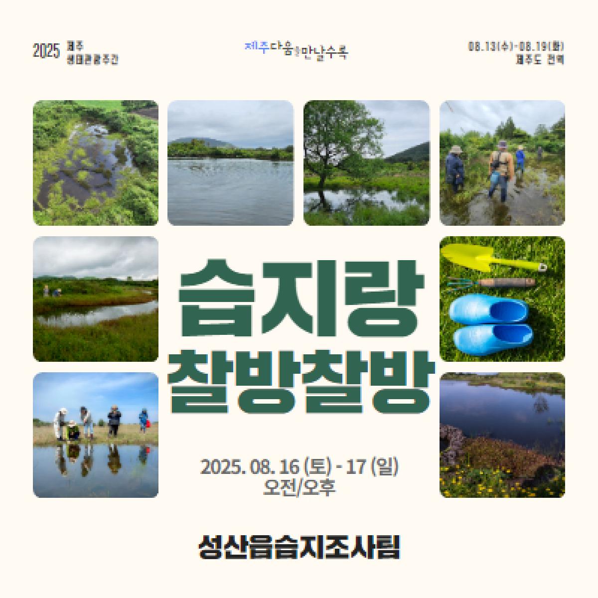 습지랑 찰방찰방