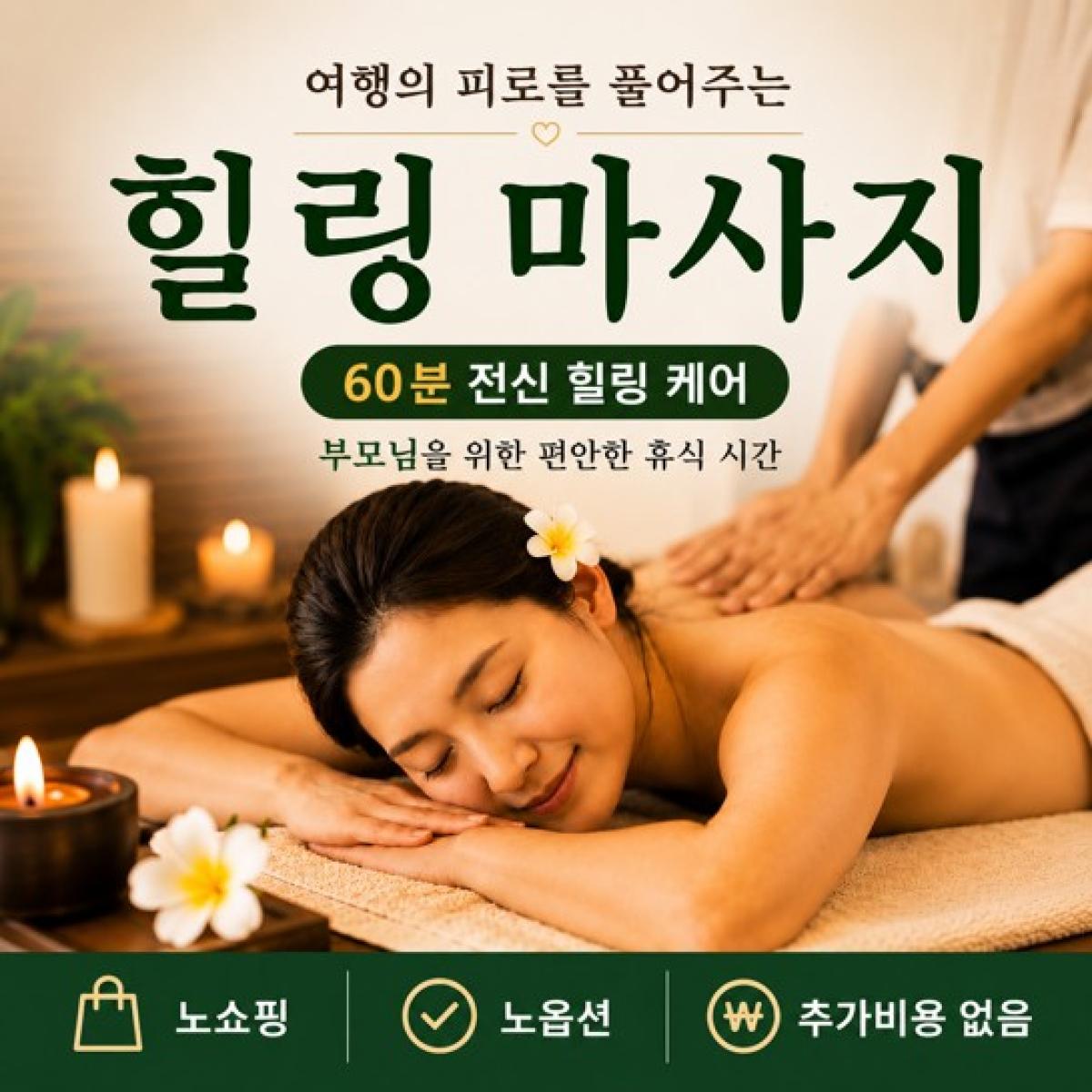 제주 동부 효도관광│마사지·회정식 포함│노쇼핑·노옵션