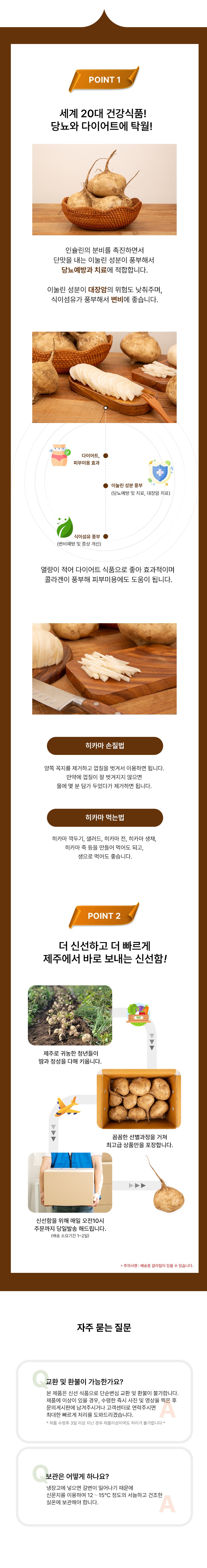 제주담은 히카마(멕시코 감자) 상세