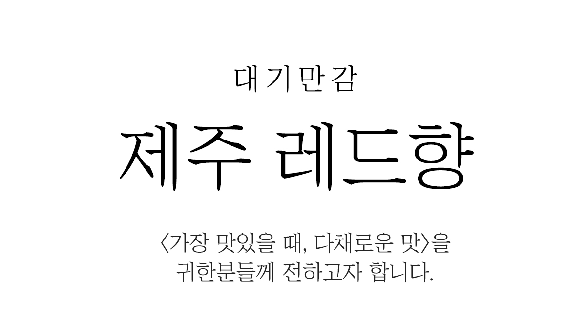 [대기만감] 제주 레드향 선물용 가정용