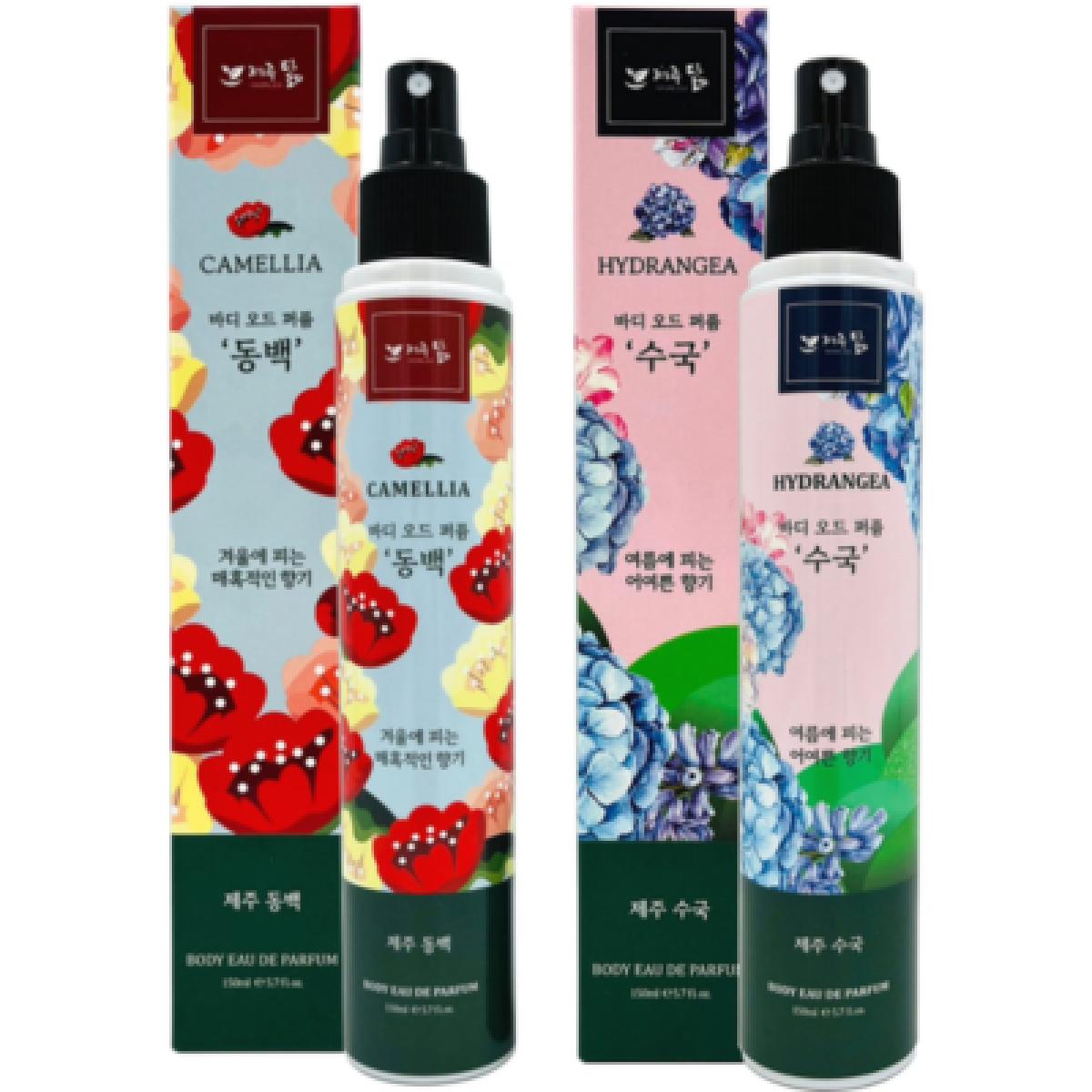 제주닮 바디 오드퍼퓸 150ml 2종 동백 수국