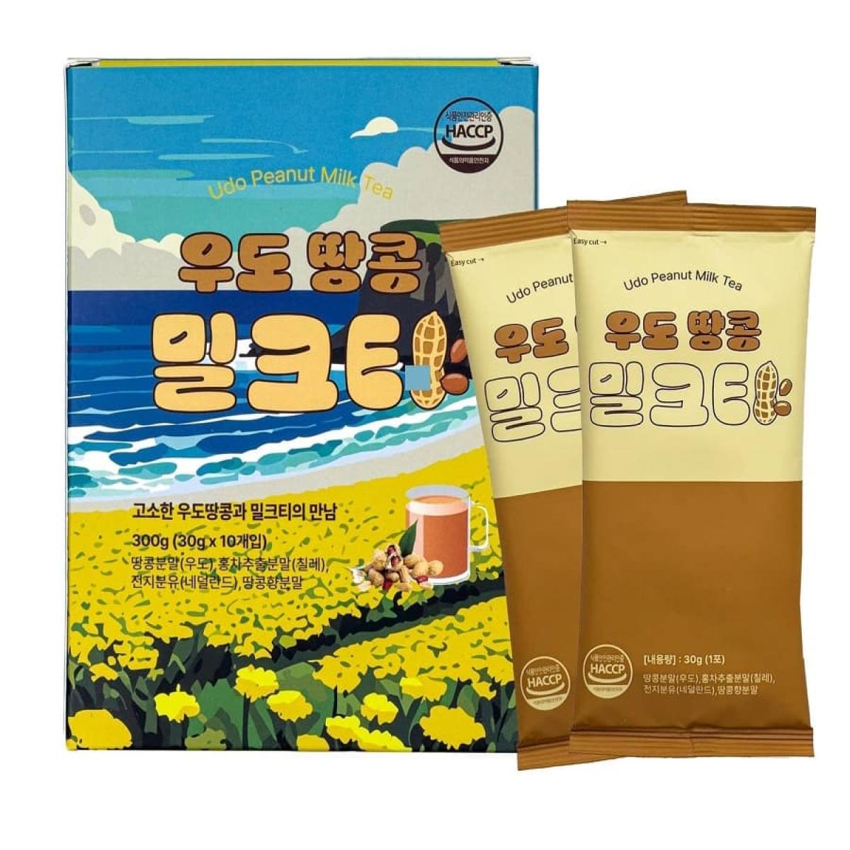 제주 푸른들 우도땅콩 밀크티 30g*10