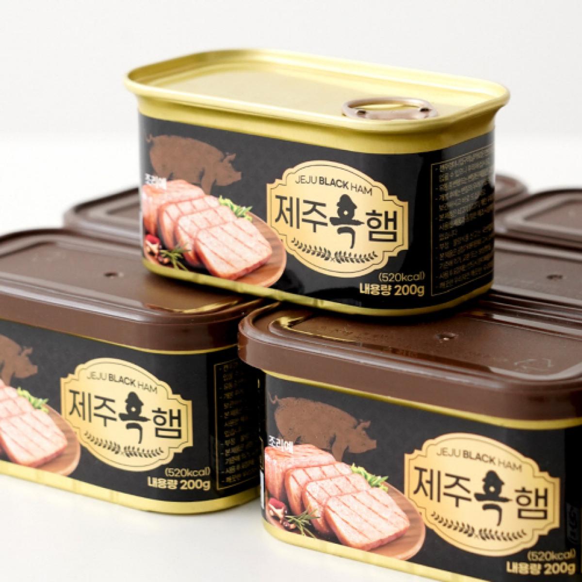 제주하우스 흑돼지 캔햄 선물세트 NEW3호
