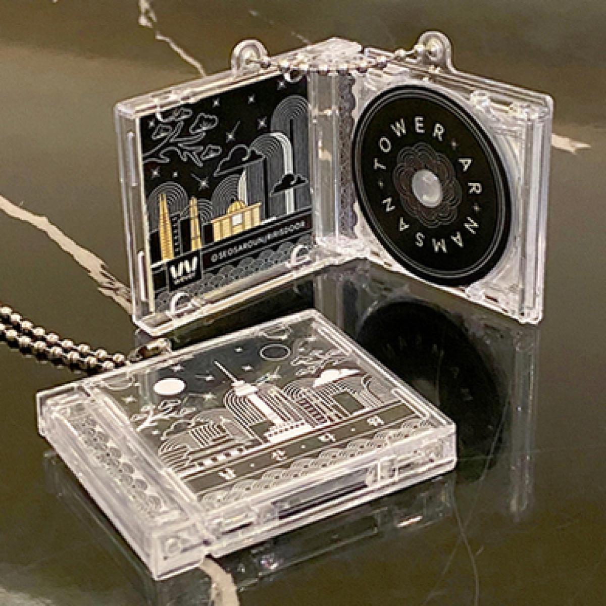 남산타워 AR 미니CD 앨범 키링 4종