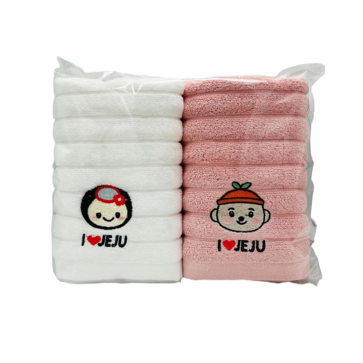 제주갬성 친구들 타올 2p 세트 39.5x79.5cm