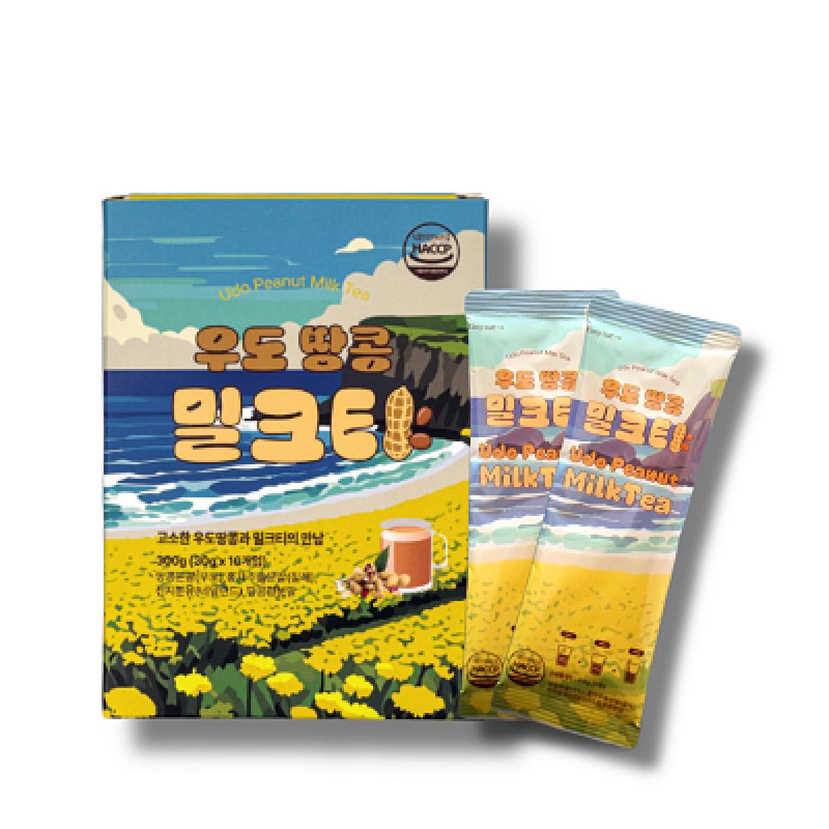 제주 푸른들 우도땅콩 밀크티 30g*10★