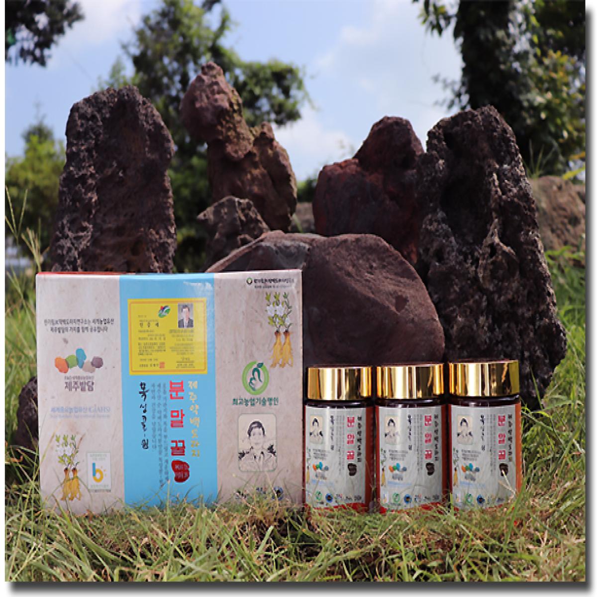 제주 약백도라지분말 꿀차 240g x 3개입 세트★