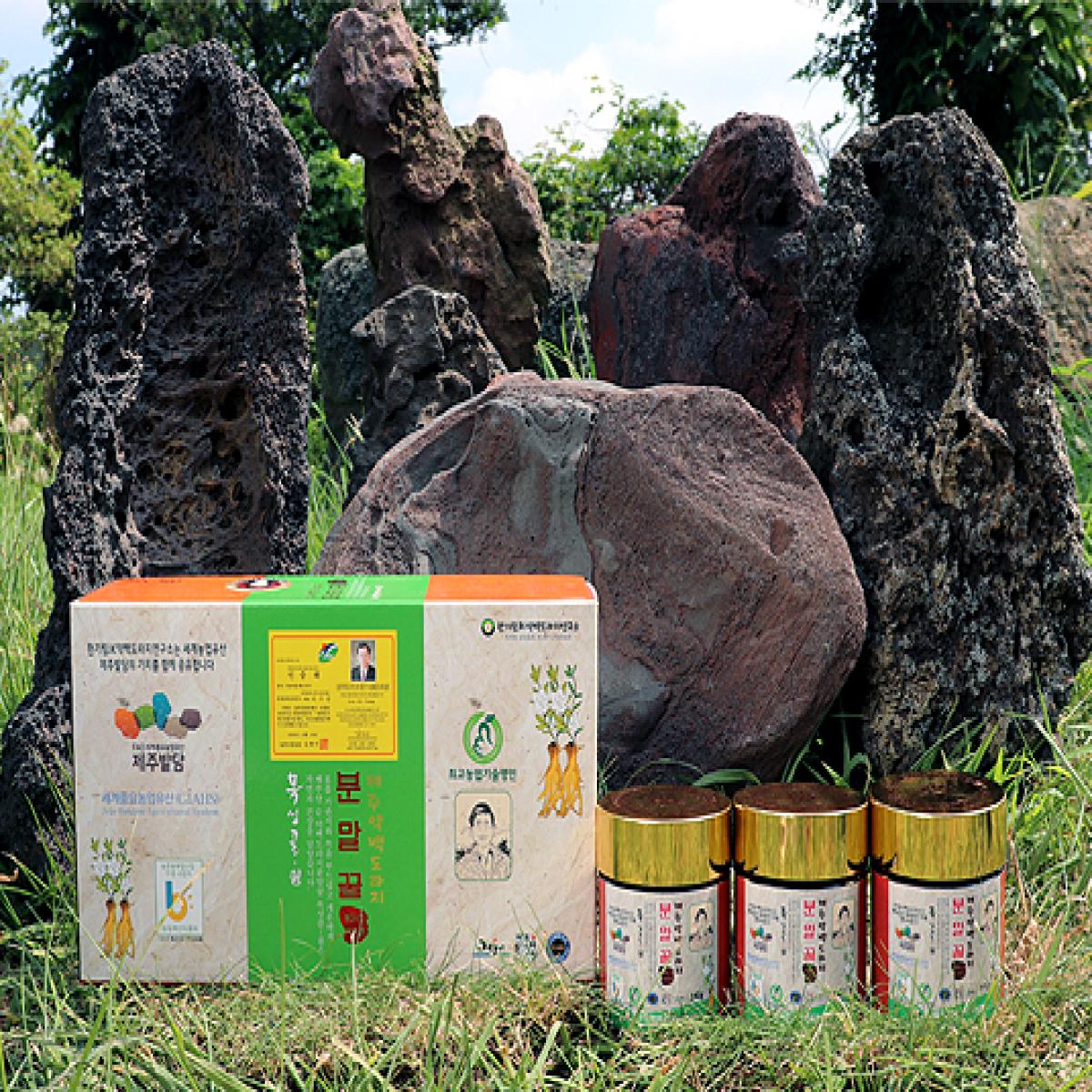 제주 약백도라지분말 꿀차 140g x 3개입 세트★