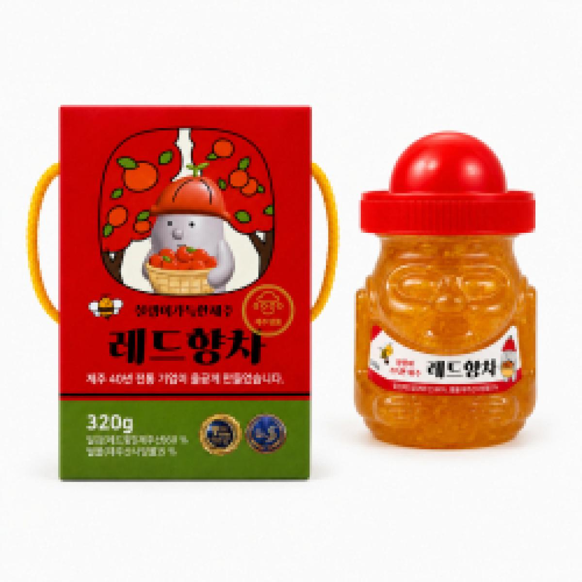 설렘이가득한제주 레드향차 320g 액상차 과일청